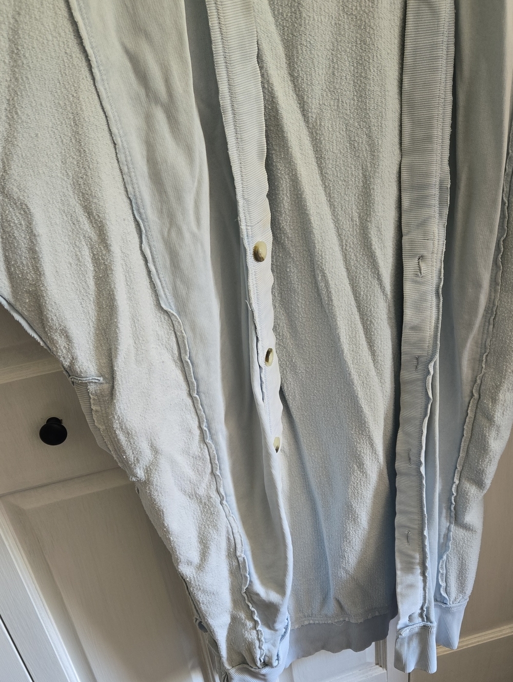 Free People Light Blue Long Sweatshirt - Picture 4 of 6